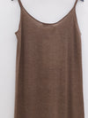 SWAYING 25 Early Autumn Outline Cashmere Suspender Skirt SW-SW25PF2L06C2-KQ Khaki